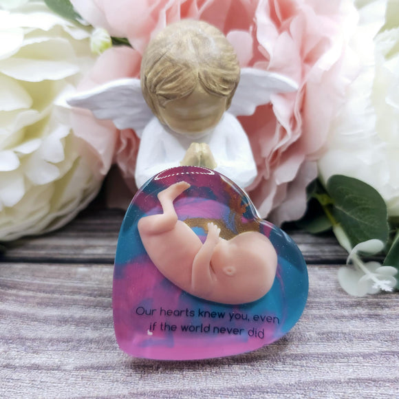 11 week Baby Loss Remembrance Heart – 54mm (A35)