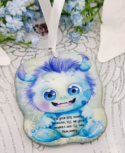 worry monster keyring/ornament, keepsake