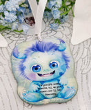 worry monster keyring/ornament, keepsake