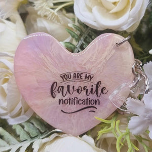 colourful verse heart keyring, keepsake (T19)