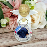 i will carry you with me always personalised photo keyring, verse keyring, keepsake