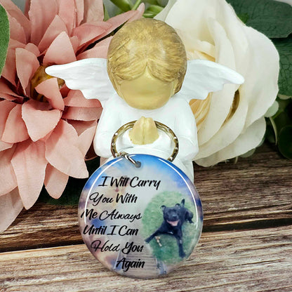 i will carry you with me always personalised photo keyring, verse keyring, keepsake