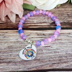 17 cm suck my balls boboa charm bracelet (4a)