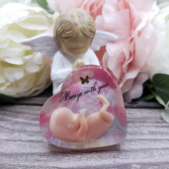 11 week Baby Loss Remembrance Heart – 54mm (A32)
