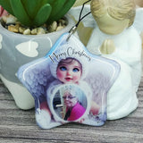 Personalised Merry christmas angel star ornament, Christmas gift, keepsake