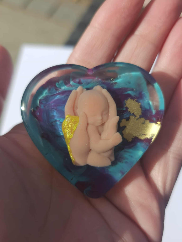 Baby Loss Remembrance Heart – 54mm (A89)