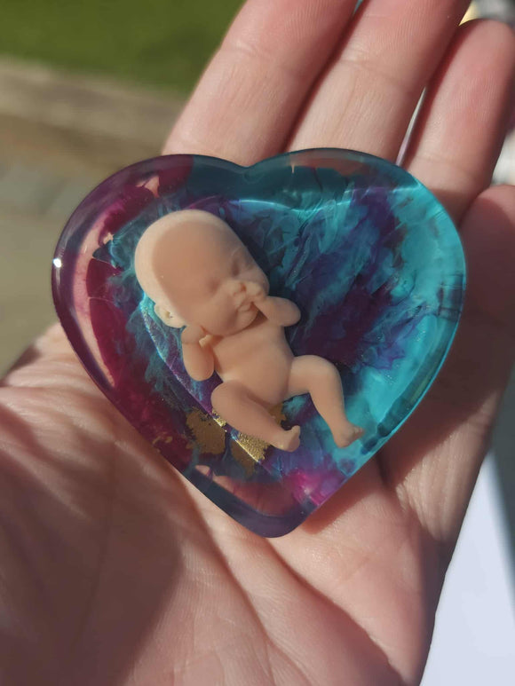 Baby Loss Remembrance Heart – 54mm (A91)