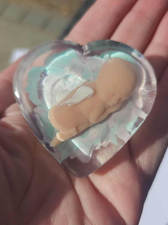 Baby Loss Remembrance Heart – 54mm (A90)