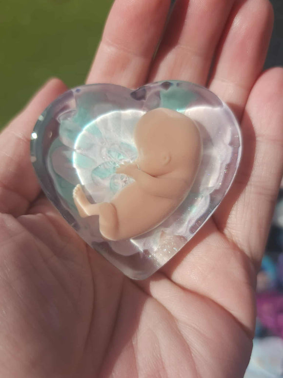 11 week Baby Loss Remembrance Heart – 54mm (A85)