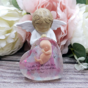 10 week Baby Loss Remembrance Heart – 54mm (A36)
