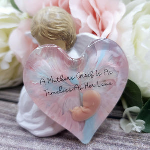 9 week Baby Loss Remembrance Heart – 64mm (A31)