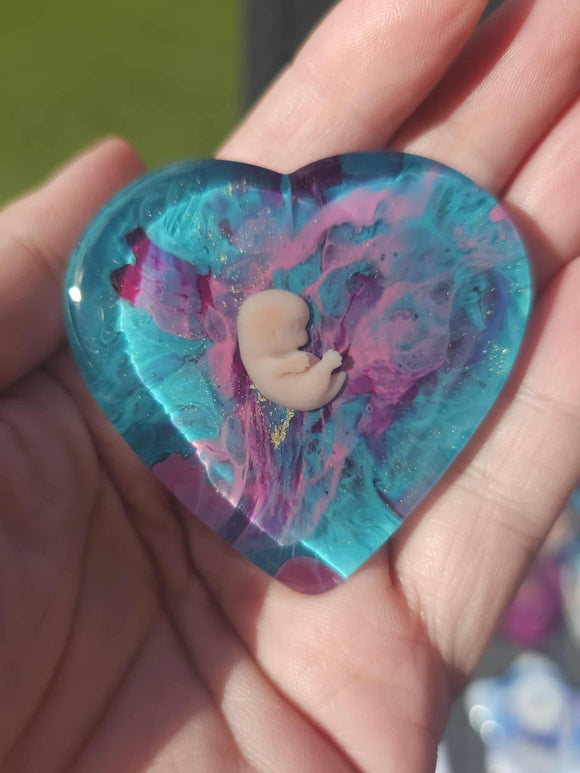 8 week Baby Loss Remembrance Heart – 54mm (A75)