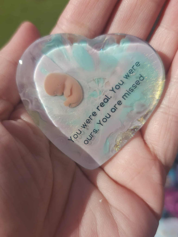 8 week Baby Loss Remembrance Heart – 54mm (A78)