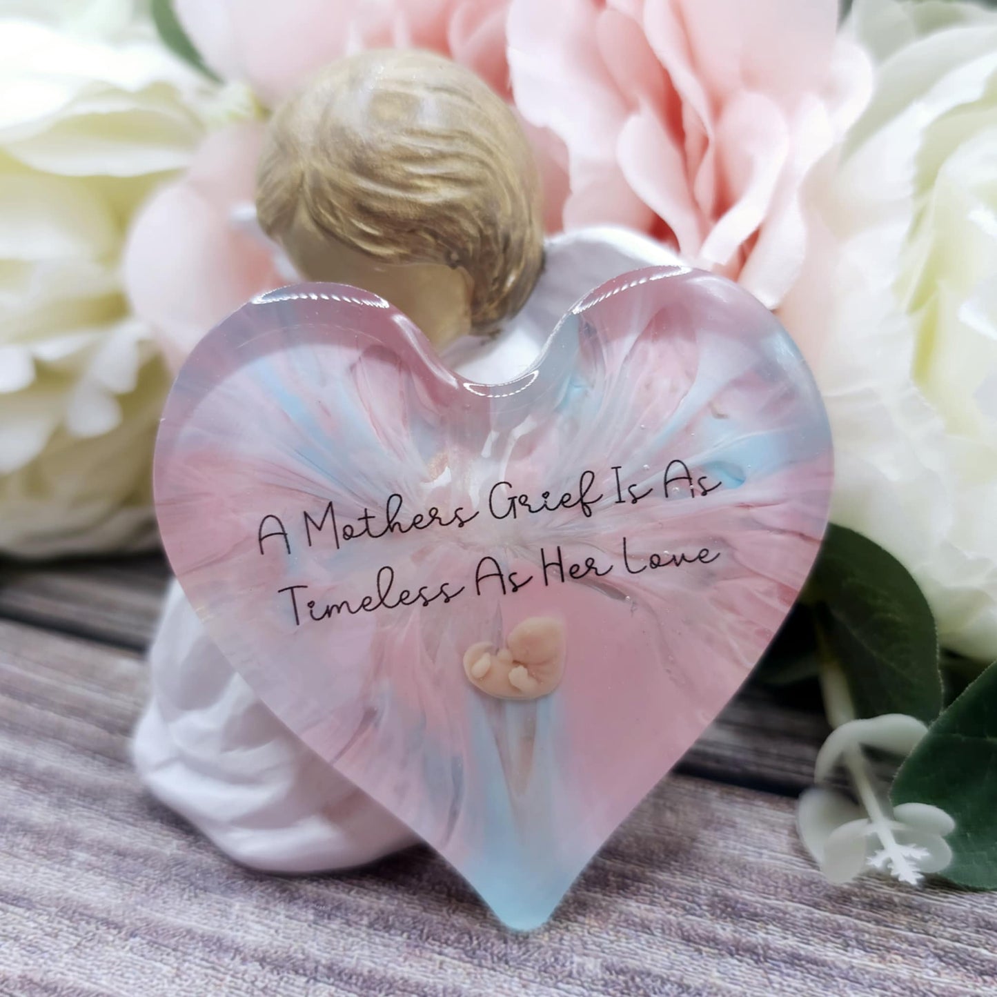 7 week Baby Loss Remembrance Heart – 64mm (A28)