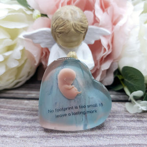 9 week Baby Loss Remembrance Heart – 54mm (A41)