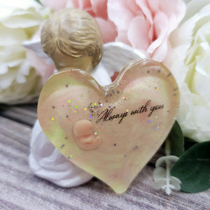 8 week Baby Loss Remembrance Heart – 64mm (A29)