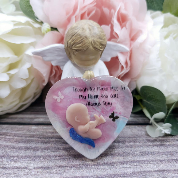 Baby Loss Remembrance Heart – 54mm (A49)