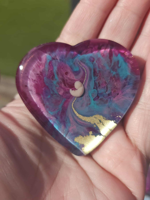 6 week Baby Loss Remembrance Heart – 54mm (A64)