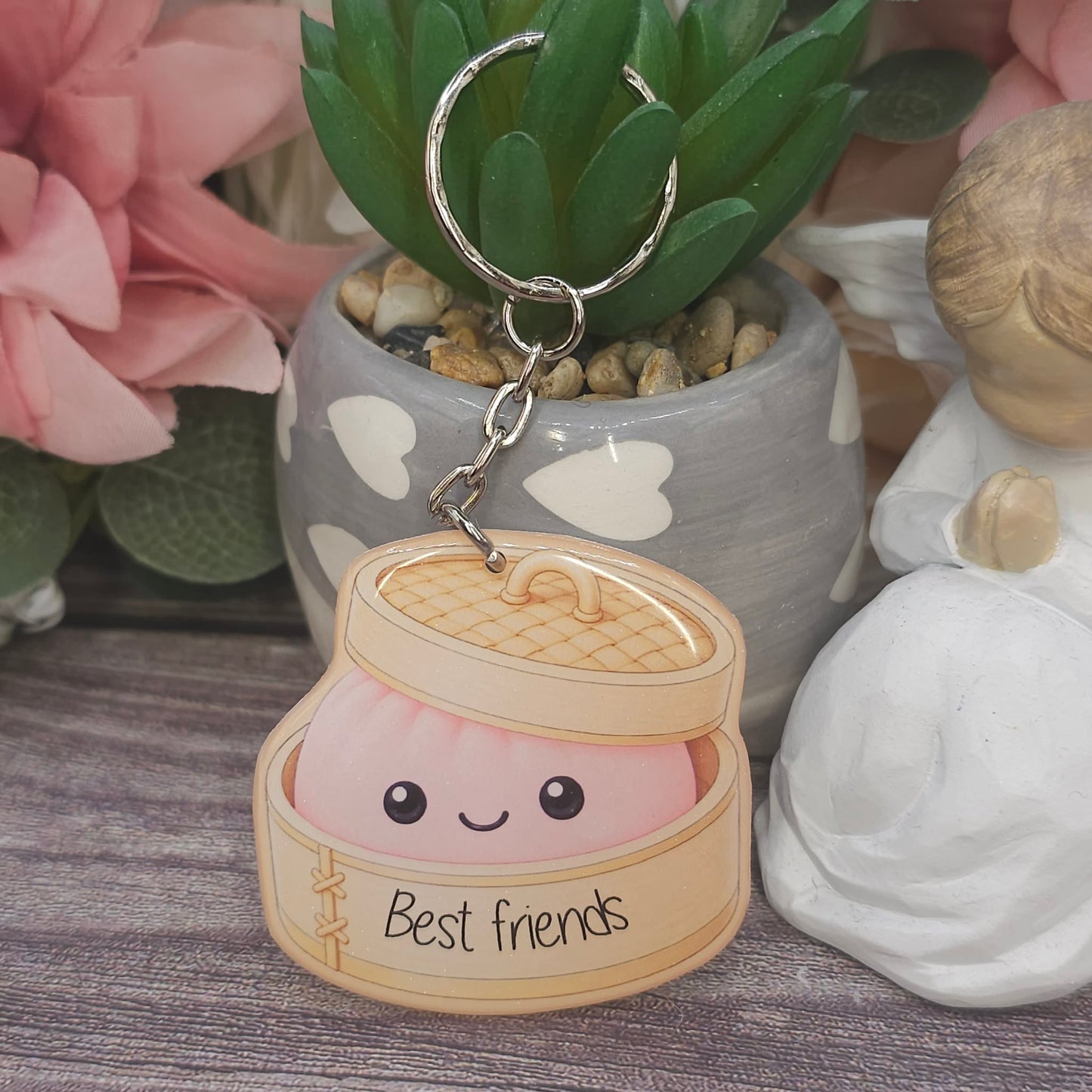 Viral Dumpling Keyring – Cute Resin Charm | 5cm | Multiple Colours