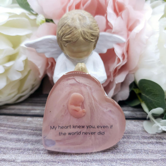 8 week Baby Loss Remembrance Heart – 54mm (A46)