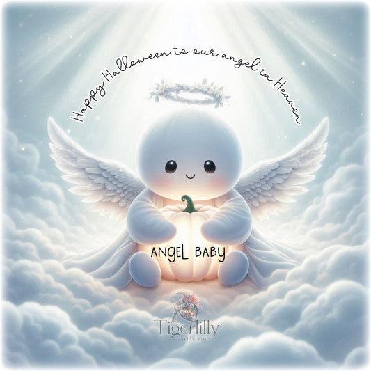 Digital art - happy halloween in heaven