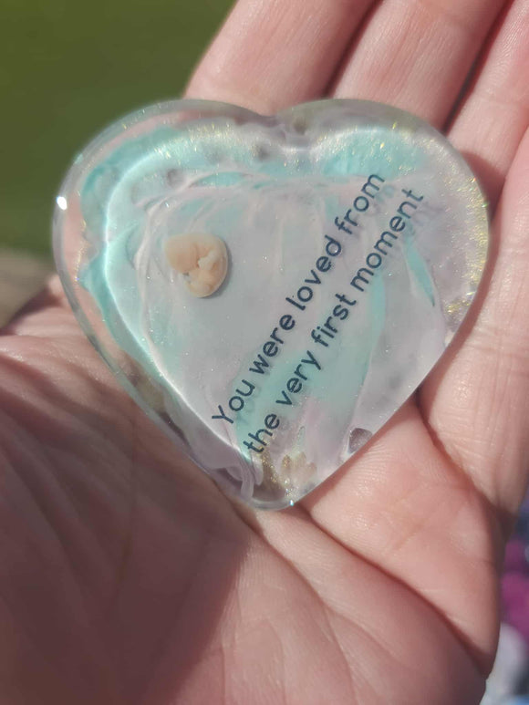 7 week Baby Loss Remembrance Heart – 54mm (A67)