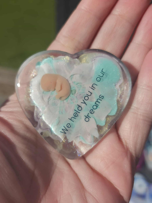 8 week Baby Loss Remembrance Heart – 54mm (A79)