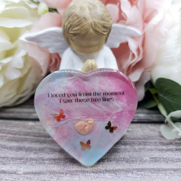 7 week Baby Loss Remembrance Heart – 54mm (A43)