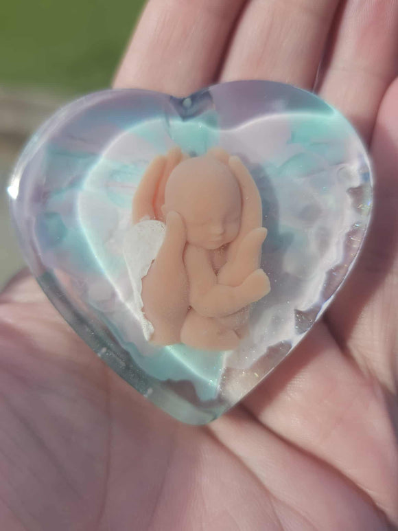 Baby Loss Remembrance Heart – 54mm (A88)