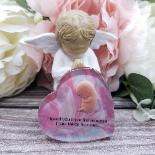 9 week Baby Loss Remembrance Heart – 54mm (A40)