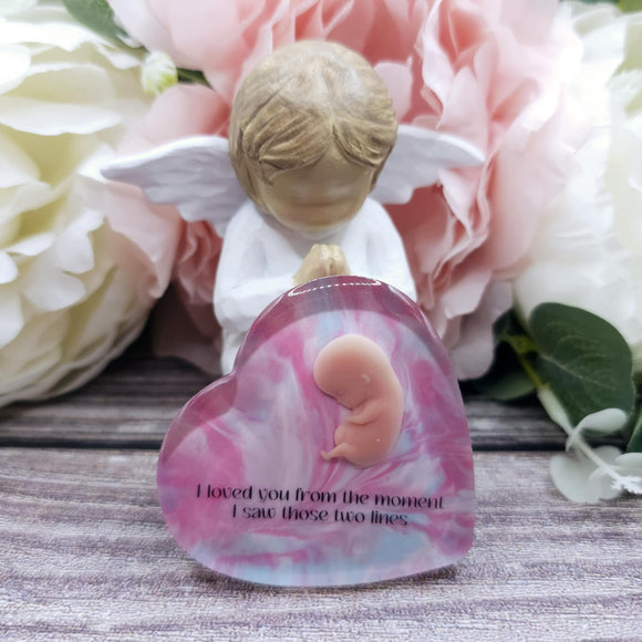 9 week Baby Loss Remembrance Heart – 54mm (A40)