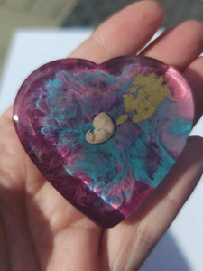 7 week Baby Loss Remembrance Heart – 54mm (A70)