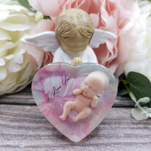 Baby Loss Remembrance Heart – 54mm (A55)