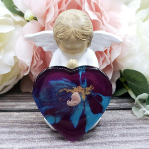 7 week Baby Loss Remembrance Heart – 54mm (A3)