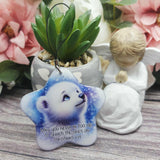 May you never be too old to search the skies on christmas eve, Polar bear Christmas star ornament, Christmas gift, keepsake