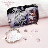 there is no greater gift than the love of my cat personalised photo keyring, verse keyring, keepsake