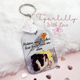 robins appear when loved ones are near personalised photo keyring, verse keyring, keepsake