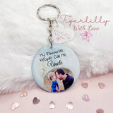 my favourite people call me personalised photo keyring, verse keyring, keepsake