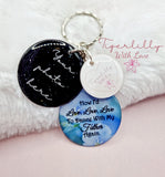 dance with father keyring, verse keyring, keepsake