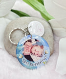 best grandad/grandpa ever! personalised photo keyring, verse keyring, keepsake